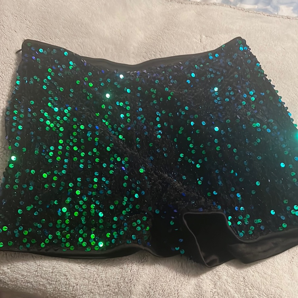 Sequin shorts